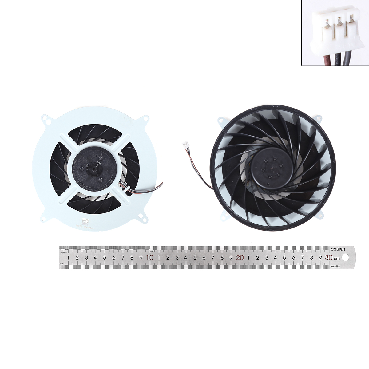 Picture of New Replacement CPU Cooling Fan For PS5 NMB 12V Host mute fan.（Fan blade:18，ORG） N/A Layout